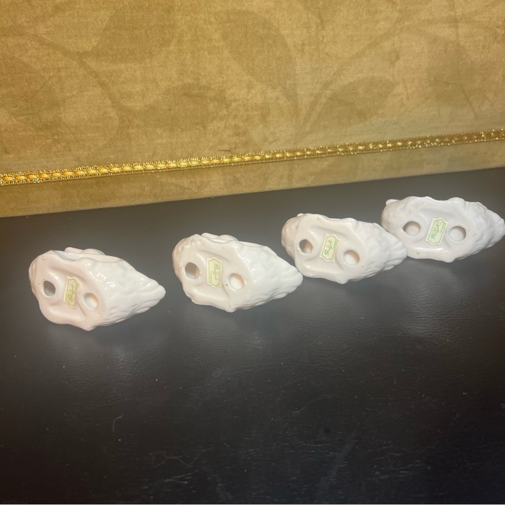 Vintage Shafford Design #2083 Duck Shape Napkin Ring Set Of 4 - Picture 6 of 11